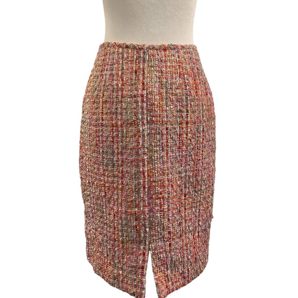 Tahari pink tweed pencil skirt - 2p NWT - Picture 3 of 13